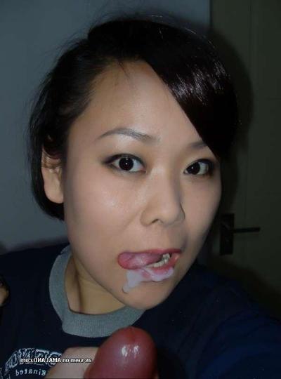 15P Homemade hairy amateur Asian girlfriend fingered and facialed
