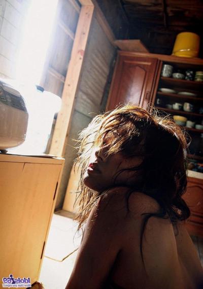 15P Candids of a horny Japanese woman flirty and naked even outside