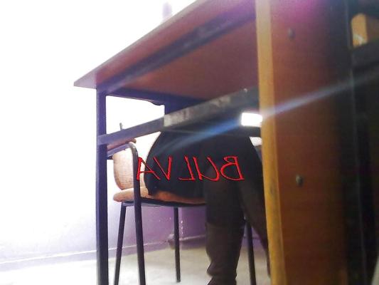 11P Turkish Teacher Upskirt - Ogretmene Okulda Etek Alti 