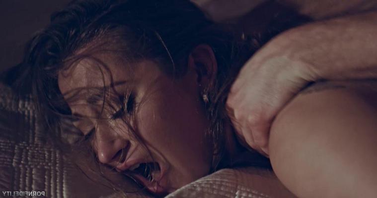 15P Brunette bombshell Dani Daniels fucked rough and hard