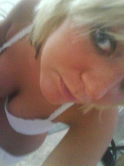 15P Gorgeous blonde teen with small tits posing on camera naked