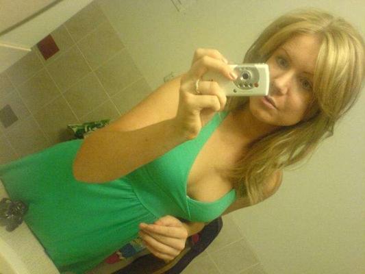 16P Blonde cutie flaunts her gorgeous body at home