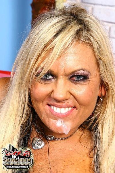 19P lusty blonde mature Chennin gets banged by a big donged black