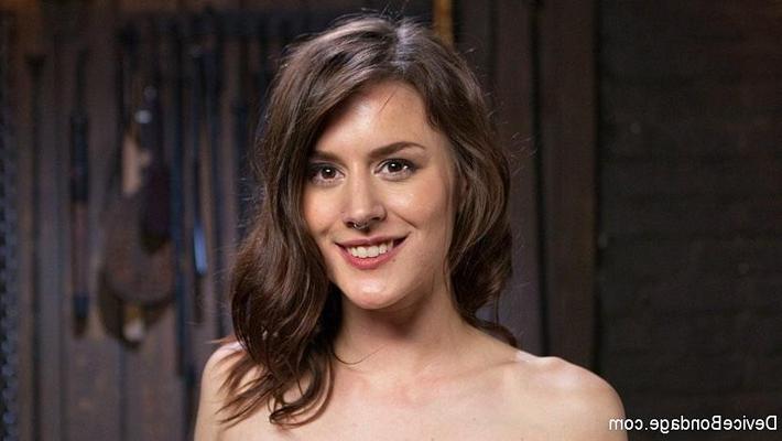 17P Katharine Cane in device bondage with ballgag her naked body spa