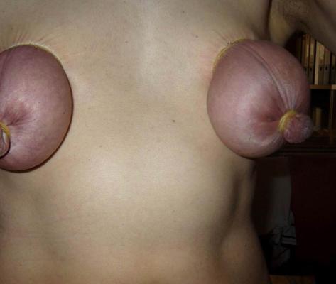 15P huge nipples pumping and bondage