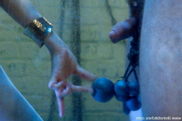 15P Isis Love femdom goddess with bound slave terrified of water