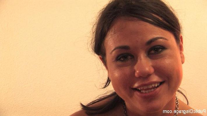 15P Czech beauty throat fucked in a subway station at night