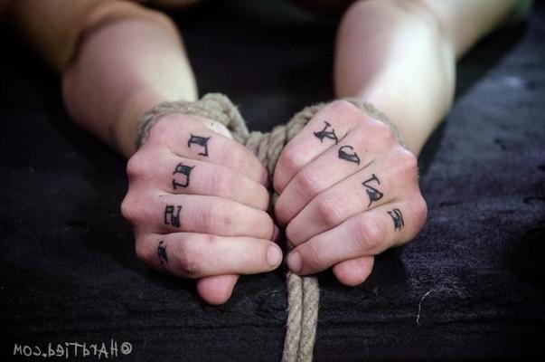 16P Bunny Doll in rope bondage is spanked red in kinky dungeon