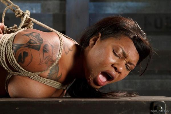 24P Sadistic rope  exotic girl decides to do her first ever bondage shoot with us