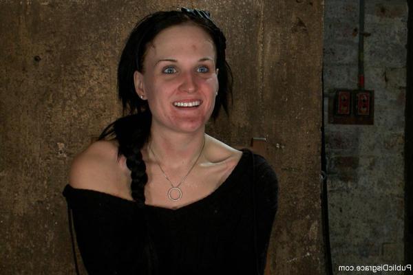 24P Sexy slave girl gets tied, humiliated and fucked by strangers