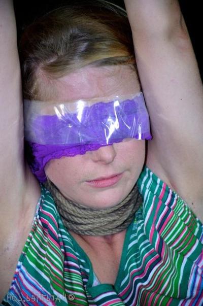 16P Penny Pax rope bound bdsm blonde moans of pleasure in dungeon