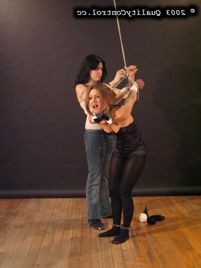 17P Quirky Girls in Escapable Lesbian Bondage