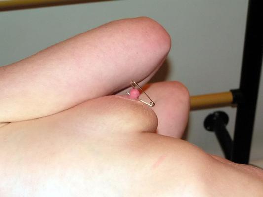 16P Extreme bdsm slaves needle torture and hardcore lesbian piercing domination of b