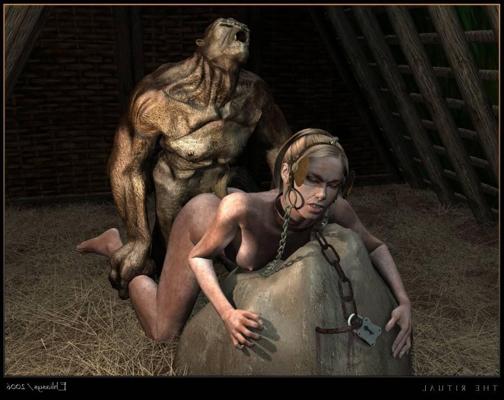 15P evil painful females in dark dungeon bdsm art