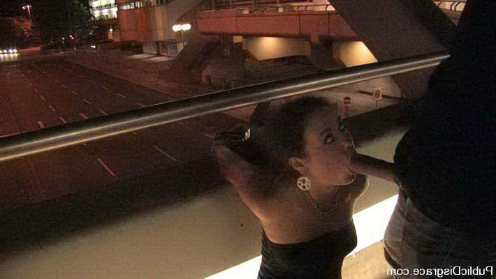 15P Gal getting exciting bondage and having sex in public place