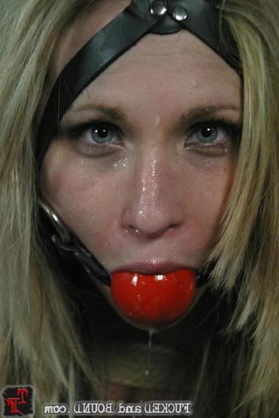 15P Blonde with gag in mouth hole bondaged and fucked in maldom