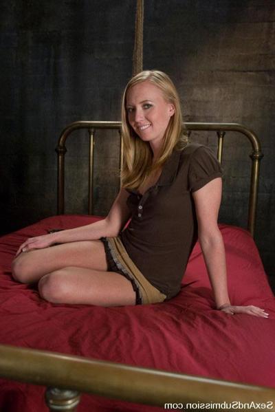 15P Cute college girl Ami Emerson gets wild BDSM sex