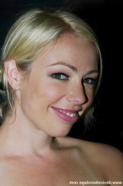 15P Blonde submissive bound gagged and clamped