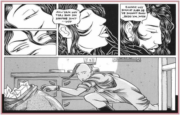 15P bande dessinée bizarre sur le bondage sexuel et le fétichisme