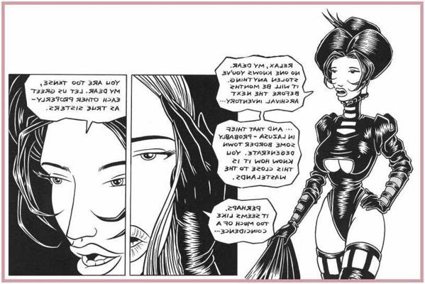 15P ponygirl leather bondage comic