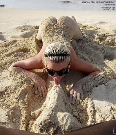 15P Passion Paradise Babes sind verrückt am öffentlichen Strand