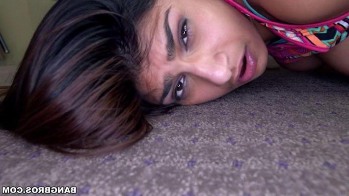 15P Busty newcomer Mia Khalifa riding a big one