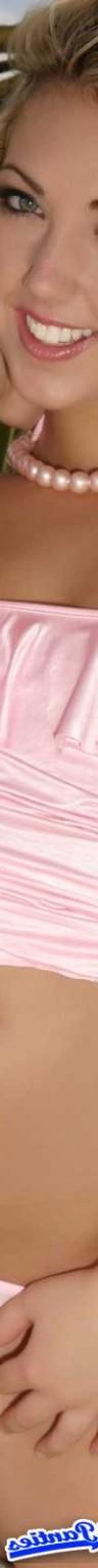 18P Peachez pink satin bikini panties outside