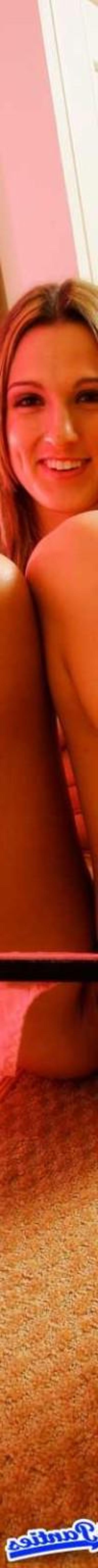 18P Misty sheer pink panties topless