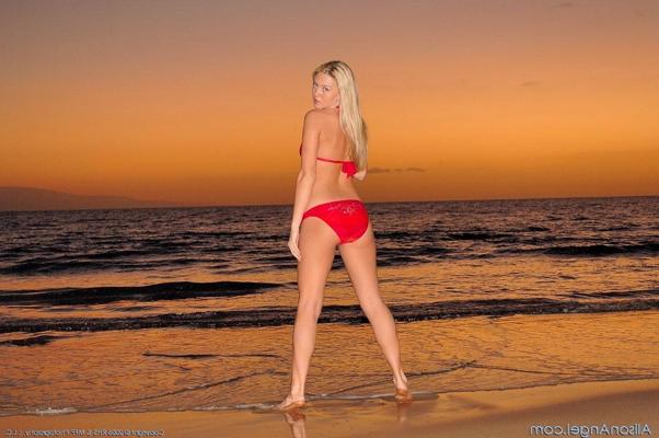 16P Himmlisch wunderschöne blonde Alison Angel nackt