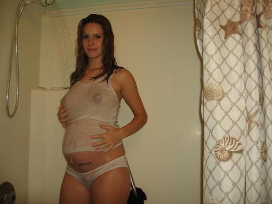 16P Lindas garotas grávidas brincando nuas para nós