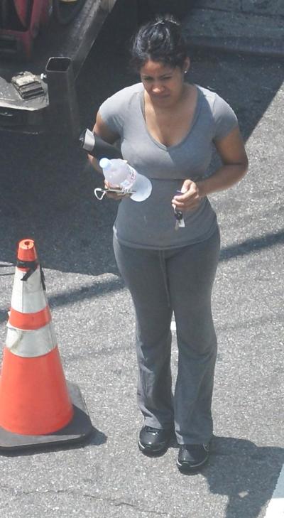 4P Harlem Girls in the Heat 132 New York - Gym Girl