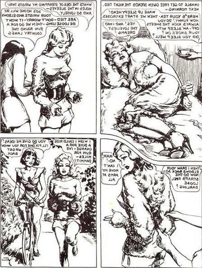 15P klassische John Willie-BDSM-Kunst