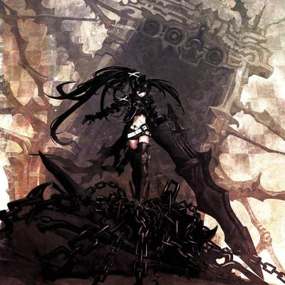 9P ブラック ロックシューター ゴシックアニメの女の子