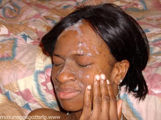 15P Black blowjob bitch gets a gigantic cumshot facial