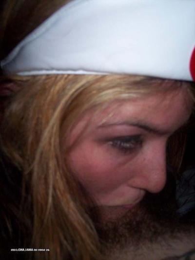 12P Stunning nurse on her knees gagging