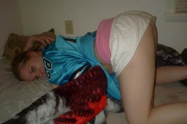 12P Shy blonde big breasted horny lady