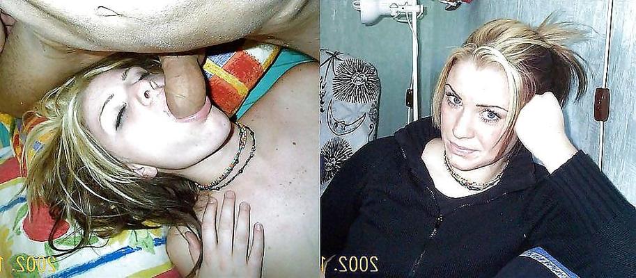 25P Before And After Blowjobs