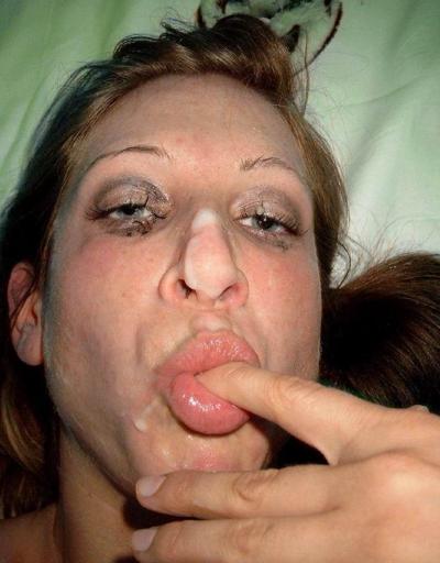 15P Messy Cum Covered Amateur Faces