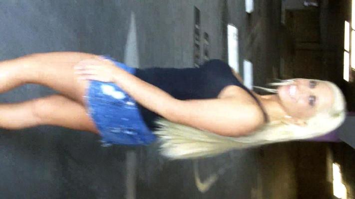 16P Violated babe in public exposed