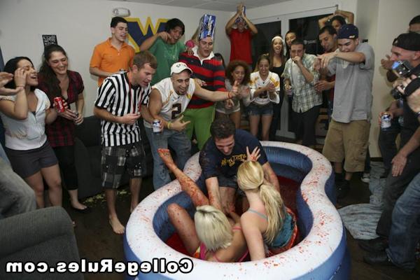 15P Naughty college girls were drunk and having girl to girl sex