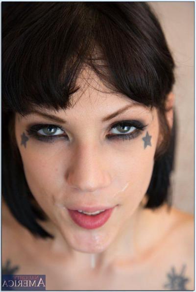 16P Asphyxia Noir gets drilled on the kitchen counter top