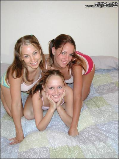 14P Brandy, Nikki &amp;amp; Stacy Play in the Bedroom!