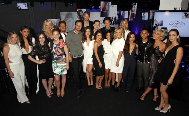 16P Shay Mitchell showing huge cleavage at the ABC Familys 2015 Upfront Presentation