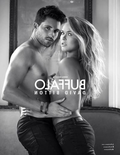 16P Ronda Rousey topless but hiding her boobs in a Matt Peyton photoshoot for Buffal