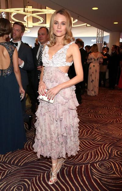 16P Diane Kruger showing cleavage at the PEOPLE Magazine Germany launch party in Ber