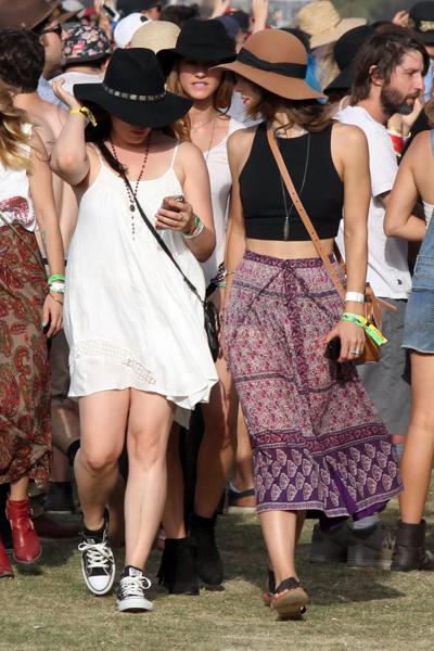 5P Katharine McPhee showing pokies in belly top and seethru skirt
