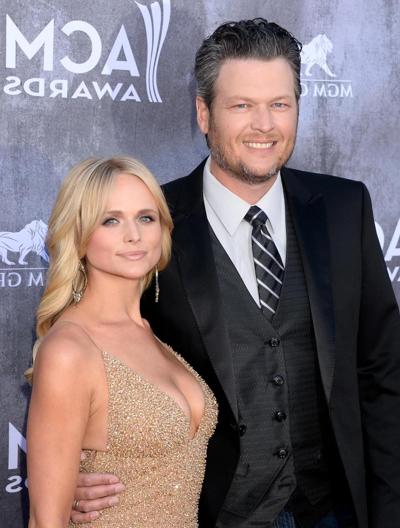 16P Miranda Lambert showing huge cleavage at the 49th Annual Academy Of Country Musi