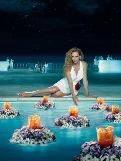 16P Uma Thurman dans une séance photo brûlante du calendrier Campari 2014