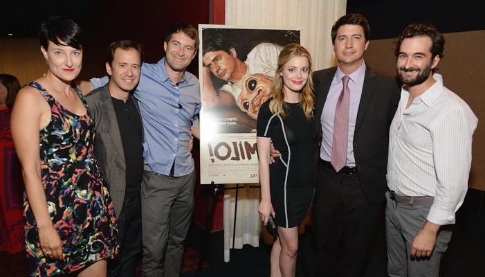 16P ジリアン・ジェイコブス、ハリウッドでの『バッド・マイロ』プレミアでブラジャーが透けて見えた
