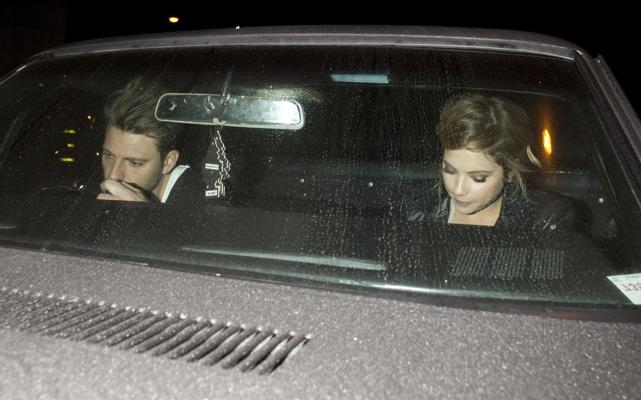 16P Ashley Benson see through to bra outside Craigs Restaurant in West Hollywood